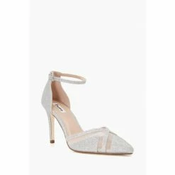Alternative view of Dune London Natural Diane Embellished Court Heels