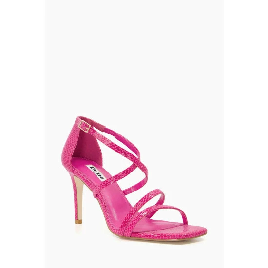Dune London Pink Musical Square Toe High Heel Sandals 4 Dune London Pink Musical Square Toe High Heel Sandals - Image 2