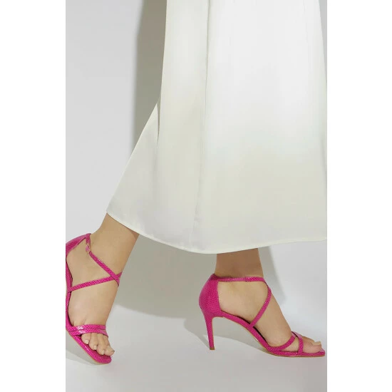 Dune London Pink Musical Square Toe High Heel Sandals 7 Dune London Pink Musical Square Toe High Heel Sandals - Image 5