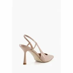 Dune London Natural Cabanna Oval Sprayed Heel Slippers -Dune London Sales unnamed file 3257