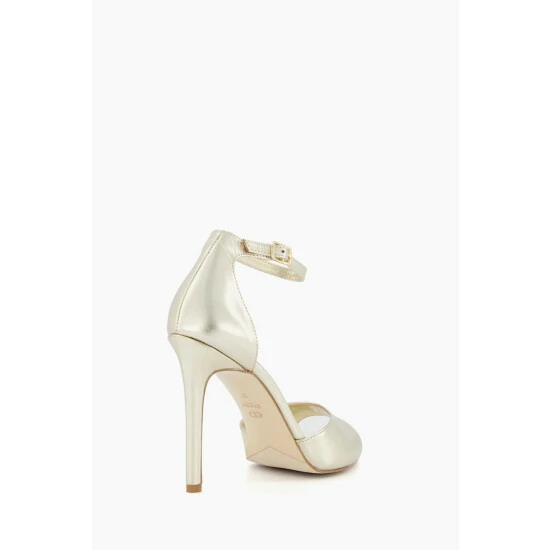 Dune London Natural Metalic Misties 2 Part Barely There Sandals 5 Dune London Natural Metalic Misties 2 Part Barely There Sandals - Image 3