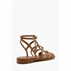 Alternative view of Dune London Brown Lakes Hardware Gladiator Sandals