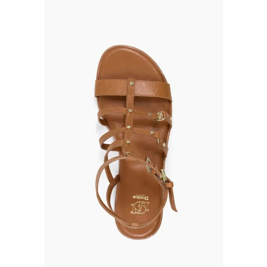 Dune London Brown Lakes Hardware Gladiator Sandals 6 Dune London Brown Lakes Hardware Gladiator Sandals - Image 4