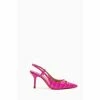Dune London Pink Click Snaffle Point Slingback Sandals -Dune London Sales unnamed file 3290