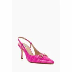Alternative view of Dune London Pink Click Snaffle Point Slingback Sandals