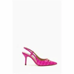 Dune London Pink Click Snaffle Point Slingback Sandals -Dune London Sales unnamed file 3294