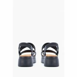 Dune London Black Location Padded Flatform Sandals -Dune London Sales unnamed file 3300