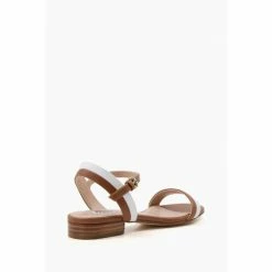 Alternative view of Dune London Brown Loyalty Stacked Low Block Sandals