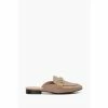 Dune London Natural Glowin Snaffle Trim Backless Loafers -Dune London Sales unnamed file 3343