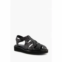 Alternative view of Dune London Black Loch Fisherman Sandals
