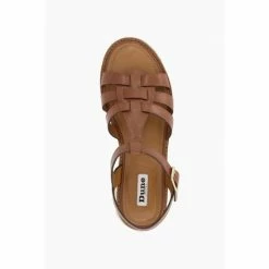 Dune London Brown Latch Espadrille Sole Sandals -Dune London Sales unnamed file 3362