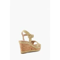 Dune London Natural Kelisa Braided Upper High Wedge Heel Sandals -Dune London Sales unnamed file 3379