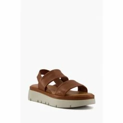 Alternative view of Dune London Brown Location Padded Flatform Sandals
