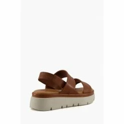 Dune London Brown Location Padded Flatform Sandals -Dune London Sales unnamed file 3397