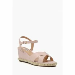 Alternative view of Dune London Pink Keelie Mini Wedge Sandals