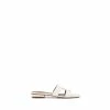 Dune London White WF Loupe Wide Fit Smart Slider Sandals -Dune London Sales unnamed file 3407