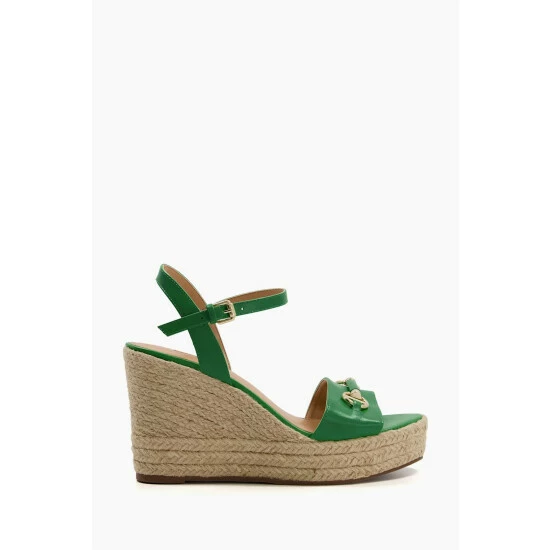 Dune London Green Kai Snaffle Wedges 3 Dune London Green Kai Snaffle Wedges