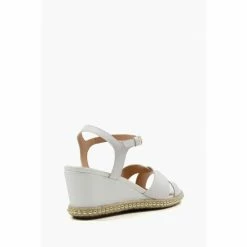 Dune London White Keelie Mini Wedge Sandals -Dune London Sales unnamed file 3434