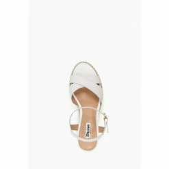 Dune London White Keelie Mini Wedge Sandals -Dune London Sales unnamed file 3435