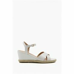 Dune London White Keelie Mini Wedge Sandals -Dune London Sales unnamed file 3437