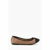 Dune London Womens Brown Wf_Hartlyn Toe Cap Bow Ballerina Shoes -Dune London Sales unnamed file 344