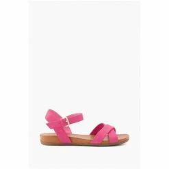 Dune London Pink Landie Cross Strap Comfort Flip Flops -Dune London Sales unnamed file 3448