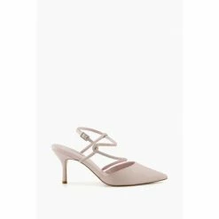 Alternative view of Dune London Natural Clarissa Embellished Twist Open Sandals
