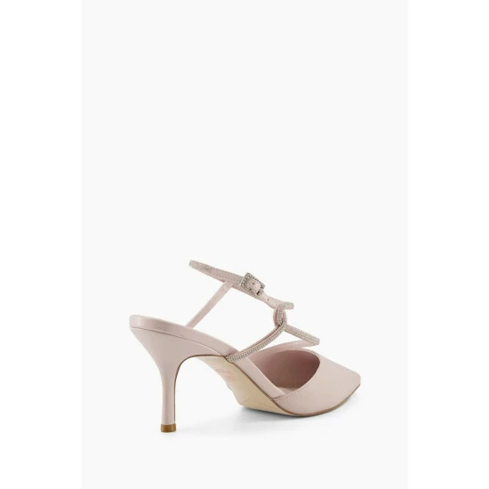 Dune London Natural Clarissa Embellished Twist Open Sandals 7 Dune London Natural Clarissa Embellished Twist Open Sandals - Image 5