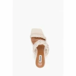 Dune London Natural Message Plaited Mid Heel Mules -Dune London Sales unnamed file 3470