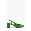 Dune London Cassie Green Snaffle Trim Sling Back Sandals -Dune London Sales unnamed file 3485