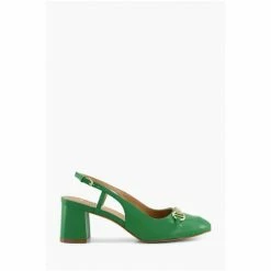 Dune London Cassie Green Snaffle Trim Sling Back Sandals -Dune London Sales unnamed file 3490