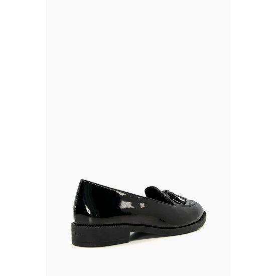 Dune London Black Global Almond Tassel Loafers 4 Dune London Black Global Almond Tassel Loafers - Image 2