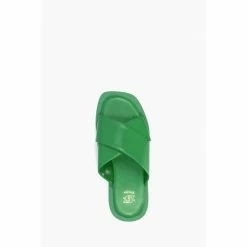 Dune London Green Licorice Cross Strap Sandals -Dune London Sales unnamed file 3505