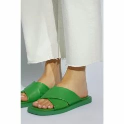 Dune London Green Licorice Cross Strap Sandals -Dune London Sales unnamed file 3506