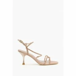 Dune London Natural Majestys Strappy Barely There Sandals