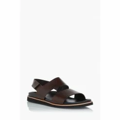 Alternative view of Dune London Brown Idda Utilitarian Strap Sandals