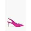 Dune London Pink Cristal Encursted Mid Heel Sandals -Dune London Sales unnamed file 3520