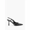 Dune London Wide Fit Cabanna Oval Sprayed Black Heels -Dune London Sales unnamed file 3532