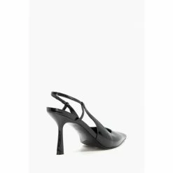 Dune London Wide Fit Cabanna Oval Sprayed Black Heels -Dune London Sales unnamed file 3534