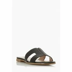 Alternative view of Dune London Looper Black Caged Vamp Slider Sandals