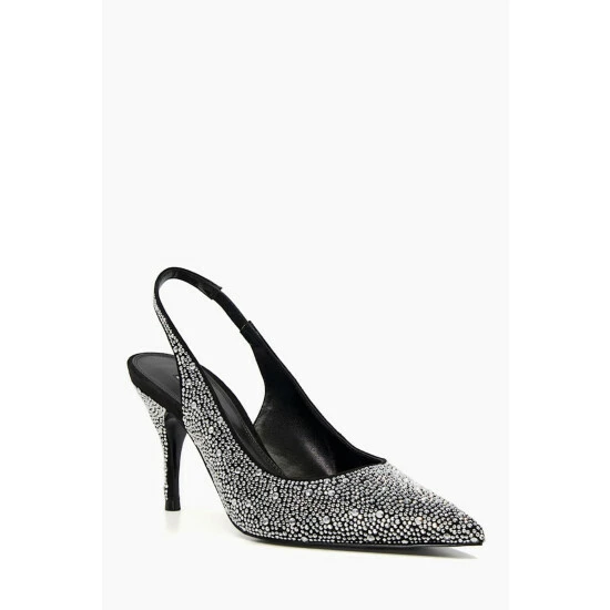 Dune London Captivating Ombre Crystal Slingback Black Courts 4 Dune London Captivating Ombre Crystal Slingback Black Courts - Image 2