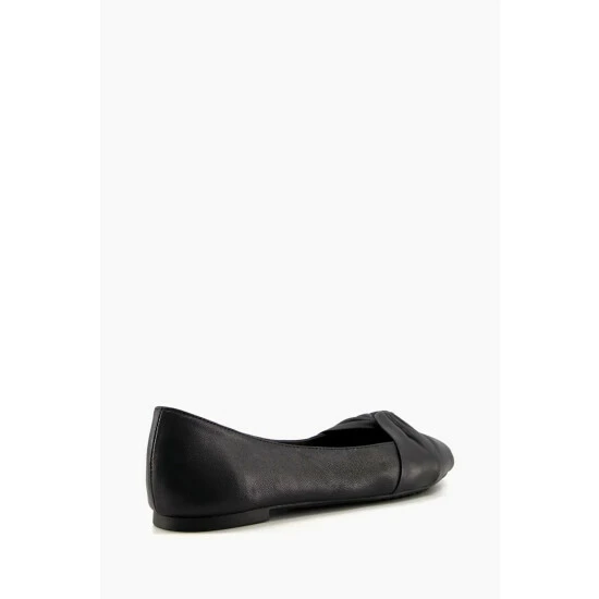 Dune London Black Hanson Twist Knot Ballerinas 5 Dune London Black Hanson Twist Knot Ballerinas - Image 3