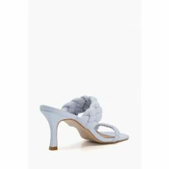 Dune London Blue Message Plaited Mid Heel Mules -Dune London Sales unnamed file 3562