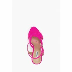 Dune London Pink Mineli Knot Platform Sandals -Dune London Sales unnamed file 3568