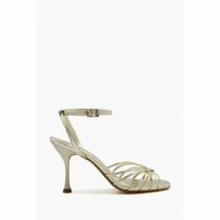 Dune London Natural Manner High Lattice Sandals