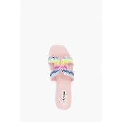 Dune London Pink Loupe Smart Slider Sandals -Dune London Sales unnamed file 3598