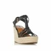 Dune London Black Kofu Espadrille Wedge Sandals -Dune London Sales unnamed file 3601