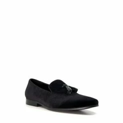 Alternative view of Dune London Salman Velvet With Tassel Black Shoes