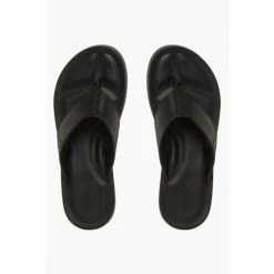 Dune London Black Fred Toe Post Sandals -Dune London Sales unnamed file 3620