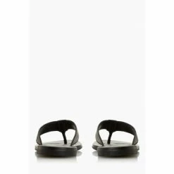 Dune London Black Fred Toe Post Sandals -Dune London Sales unnamed file 3621